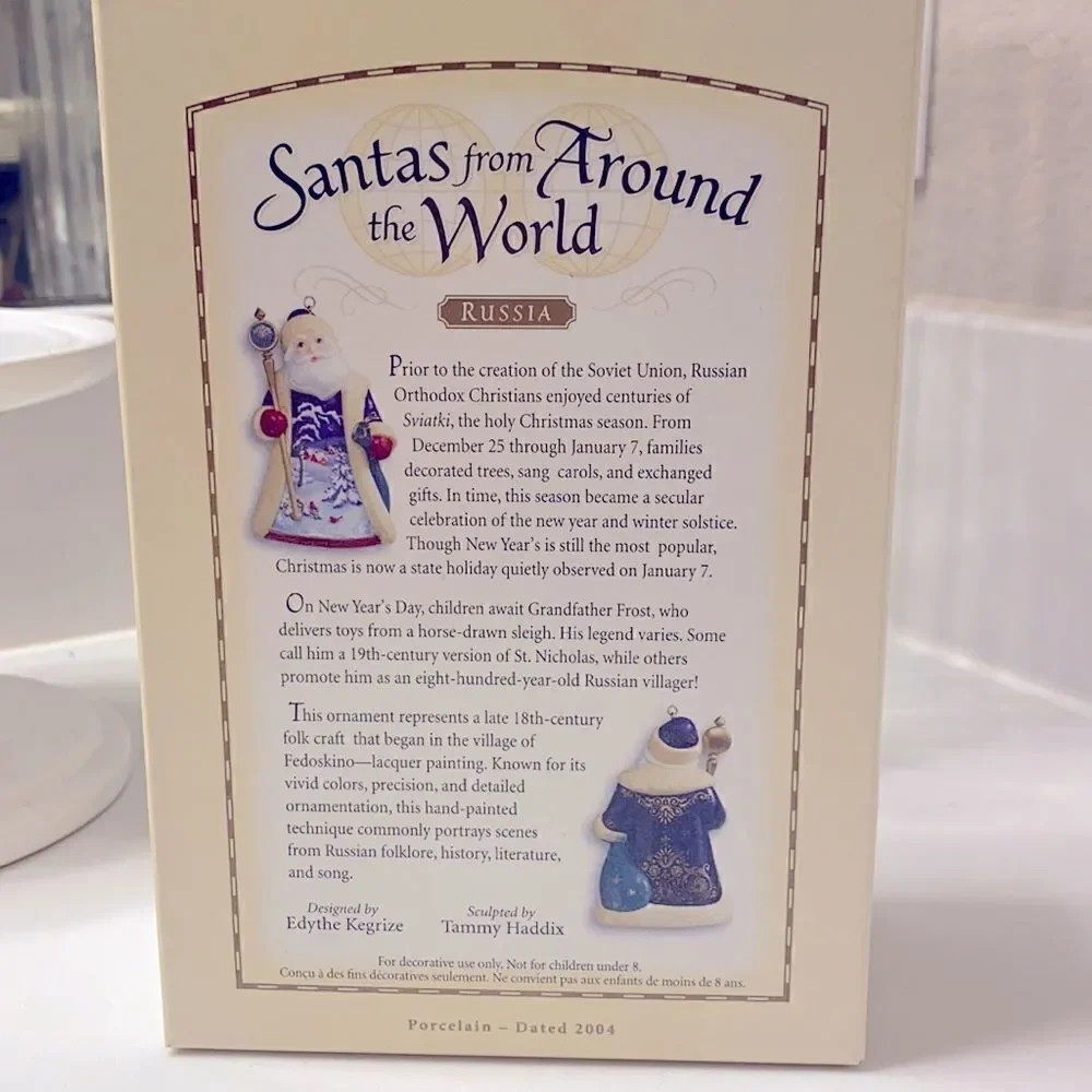 Hallmark 2004 Santas From Around The World Russian